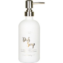 Özbience Beyaz Cam Bulaşık Sabunu Şişesi 500 ml – Parlak ve Hijyenik Temizlik