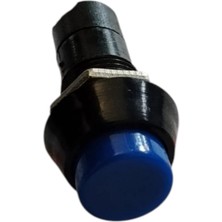 Ender 12MM Mavi Yuvarlak Kalıcı Çıt Çıt Buton Anahtar