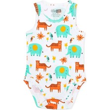 Hellobaby Erkek Bebek Body Bisiklet Yaka Atlet