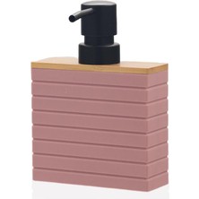 Özbience Şık Pembe Sıvı Sabunluk, Dayanıklı ve Kullanışlı Tasarım