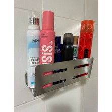 Özbience Şampuanlık, Şık Krom Tasarım, Pratik ve Dayanıklı Ev Aksesuarı