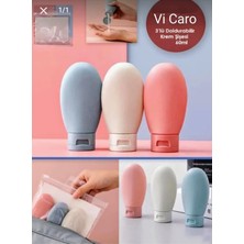 Özbience Çok Amaçlı Seyahat Şişesi 3’lü Set, Şeffaf Çanta Hediyeli