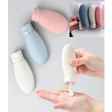 Özbience Doldurulabilir Seyahat Şişesi 3'lü Set, Şeffaf Çanta Ilȩ Pratik Kullanım