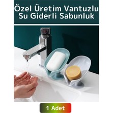 Özbience Banyo ve Mutfak Için Şık ve Pratik Su Giderli Sabunluk, Vantuzlu Tasarım