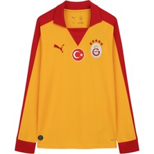 P788196 Puma Gs Galatasaray  Retro Uzun Kollu Erkek Forma Kırmızı