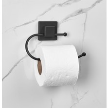 Özbience Pratik ve Şık Yapışkanlı Tuvalet Kağıtlığı, Kolay Montajlı ve Temiz Kullanım