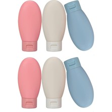 Özbience 6'lı Çok Amaçlı Seyahat Krem Şişe Seti, Pratik ve Hafif Tasarım