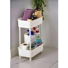 Özbience Çok Amaçlı 2 Katlı Banyo ve Mutfak Dolap Içi Organizer Raf