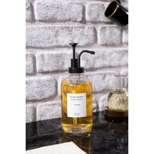 Özbience 500 ml Tezgah Üstü Cam Sıvı Sabunluk Seti, Mutfak Için Şık ve Kullanışlı