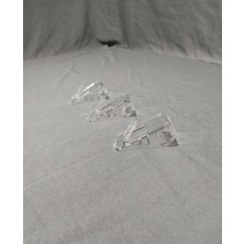 Özbience 3'lü Pleksi Havlupan Askı Seti, Şık ve Dayanıklı Banyo Aksesuarları