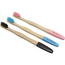 Özbience Bambu Dis Firçası Yetişkin Mavi, Doğal ve Hafif Temizlik Aracı