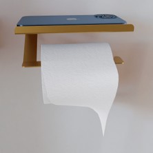 Özbience Pratik Telefon Tutuculu ve Şık Tuvalet Kağıtlık Seti, Hijyen ve Kullanım Kolaylığı Sağlar