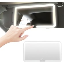 URZ Araç Içi Güneşlik Uyumlu Işıklı Makyaj Aynası 3 Renk