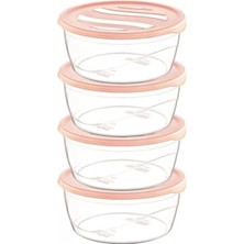 Marsilyan Krizma Yuvarlak Saklama Kabı 4 Lü NO:1ÇNK2153 (72)