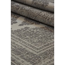 Kashe Halı Harmony 6040 Antrasit Salon Halısı Oturma Odası Halısı Koridor Halısı Mutfak Halısı Modern Makine Halısı