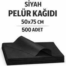 Mia Professional Pelür Kağıdı 500 Adet Siyah 50x75 cm – Profesyonel Paketleme Kağıdı