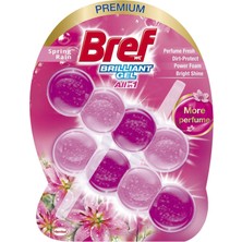 Bref Brilliant Gel Spring Rain Klozet Bloğu 2 x 42 G 3 Adet