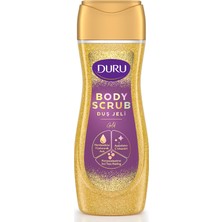 Duru Body Scrub Gold Duş Jeli 650 ml Nemlendirici Hyaluronik Asit ve Aydınlatıcı C Vitamini