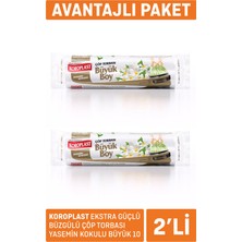 Koroplast Yasemin Büzgülü Büyük Çöp Torbası 2 x 10'lu