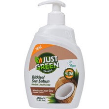 Just Green Organic Hindistan Cevizli Sıvı Sabun 400 ml 3 Adet
