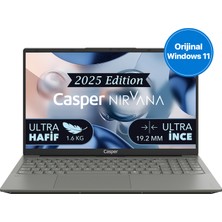 Casper Nirvana X600 Ryzen5-7430U 8GB 1TB SSD 15.6" Windows 11 Home Taşınabilir Bilgisayar X600.7430-8F00A-G-F
