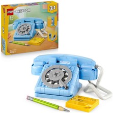 LEGO ® Creator 3'ü 1 Arada Retro Telefon 31174 - 8 Yaş ve Üzeri Çocuklar İçin 1980'ler veya 2000'ler Modeli Oyuncak Seti (383 Parça)