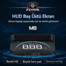Fenrir Garage Cama Yansıyan Araç Hız Göstergesi ve Alarmı Head Up Display