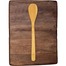 Hakiki El Yapımı Şimşir Oval Spatula 28 cm