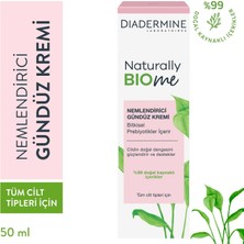 Diadermine Naturally Bio Me 50 ML Nemlendirici Gündüz Kremi Tüm Cilt Tipleri İçin Hyaluronik Asitli