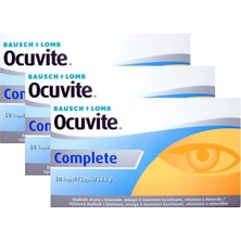 Bausch + Lomb Ocuvite Complete 60 Kapsül - 3 Adet 11 Yaş Üstü İçin Vitaminler