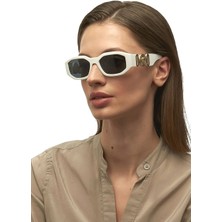 Versace Kadın Güneş Gözlüğü VE4361 401/87 53 Beyaz Çerçeve ile UV 400 Koruma
