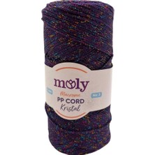 Angel Çanta Aksesuar Moly Yarn 200 gr Simli Polyester Makrome NO:1160-1