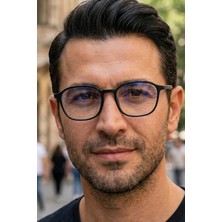 Mavi Işık Filtreli Siyah Erkek Ekran Gözlüğü 8311 C0101 - Esnek ve Dayanıklı Çerçeve