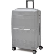 U.s. Polo Assn. Polipropilen Kırılmaz Büyük Boy Valiz – Darbelere Dayanıklı, Sessiz Tekerlekli PLVLZ260424344A