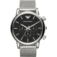 Emporio Armani Ar1808 Erkek Kol Saati Çelik Malzeme Suya Dayanıklı Kronometre Özelliği ile
