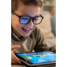 Mavi Işık Filtreli Çocuk Siyah Renk Ekran Gözlüğü RH8107 C0101 - Esnek ve Dayanıklı Çerçeve