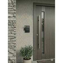 Eterna Kişiye Özel Dış Kapı Zil Anahtar Üstü Aile Isimliği- Aile Soyadı ve Daire Numaralı Dekor