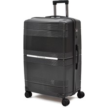 U.s. Polo Assn. Polipropilen Kırılmaz Büyük Boy Valiz – Darbelere Dayanıklı, Sessiz Tekerlekli PLVLZ260424344A