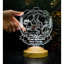 Ziraat Mühendisi LED Lamba – Kişiye Özel Meslek Hediyesi, Ofis Dekor Lambası