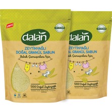 Dalan Granül Sabun Tozu Bebekler İçin %100 Zeytinyağlı 2 kg 2li Standart Koku ile Ultra Temizlik