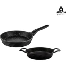 Amboss Valencia 2 Parça Döküm 26 cm Tava 20 cm Sahan Seti