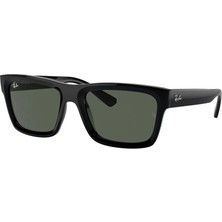 Ray-Ban Kadın Güneş Gözlüğü 4396 667771 54 Siyah Asetat Çerçeve UV 400 Filtreli Yeşil Cam