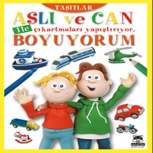Bilfold Aslı ve Can ile Çıkartmaları Yapıştırıyor, Boyuyorum - Taşıtlar
