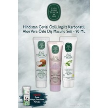 Eyüp Sabri Tuncer Hindistan Cevizi, Karbonat, Aloe Vera 90 ml X3 Diş Macunu, Rosie
