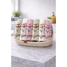 Bella Home 3D Nakışlı Mutfak Havlusu | 30X50 cm | Sepette Sunum | 6’lı Set