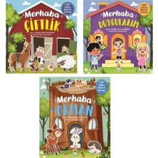 Sincap Kitap Cırt Cırtlı Hikaye Kitabı Seti Asiye Aslı Aslaner 3 - 5 Yaş Merhaba Serisi