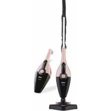 Fakir Lucky Dikey Elektrikli Süpürge - 800 Watt Güçlü Emiş Teknolojisi ile Toz Haznesi Var Bej Renk