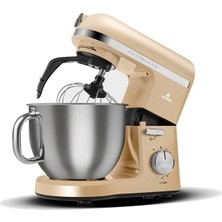 Karaca Mastermaid Chef Pro Stand Mikser 1750W Mineral Gold Renk 6 Kademeli Güçlü Performans
