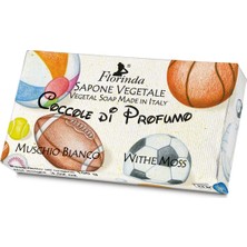Florinda Baby Coccole di Profumo Muschio Bianco Vegetal Soap Bar 100 gr