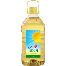 Yudum Ayçiçek Yağı 4 LT Türkiye Menşeli Doğal Yağ Özelliği ile Mutfaklar İçin İdeal